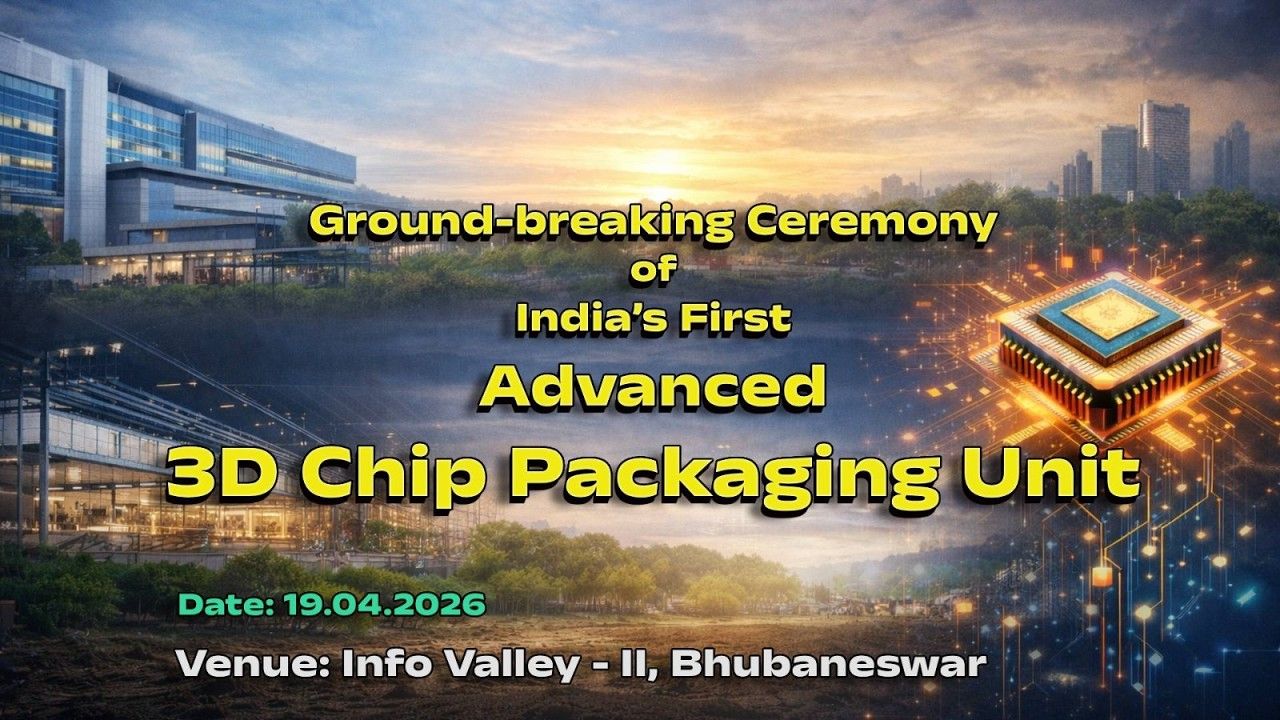 From Silicon To Self-Reliance: India Breaks Ground On First 3D Semiconductor Packaging Unit
