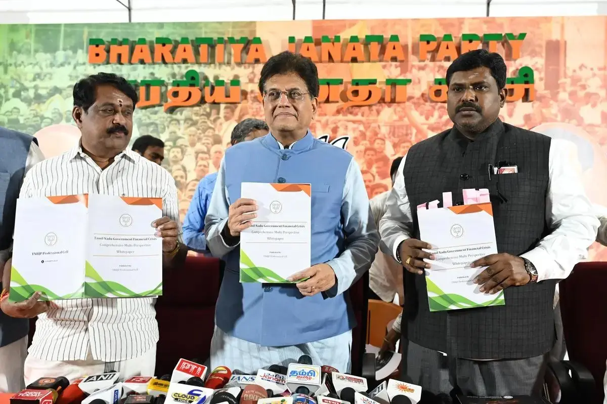 Tamil Nadu’s Finances Under Fire As Piyush Goyal Releases White Paper Ahead Of Elections