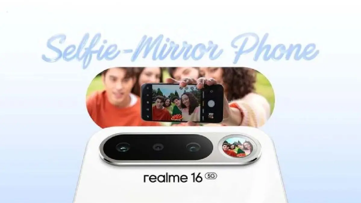 Selfie mirror innovation brings sharper portraits to Realme 16 5G users