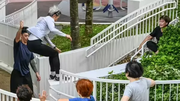 Older Adults In Singapore Turn To Parkour For Mobility And Independence