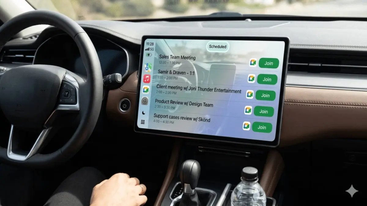 Google Meet Goes Mobile: Audio-Only Meetings For Drivers On CarPlay