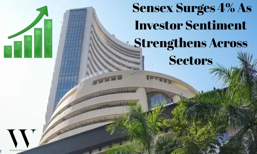 Mid-Morning Surge: Sensex Jumps 4% As Banking And IT Stocks Lead The Rally