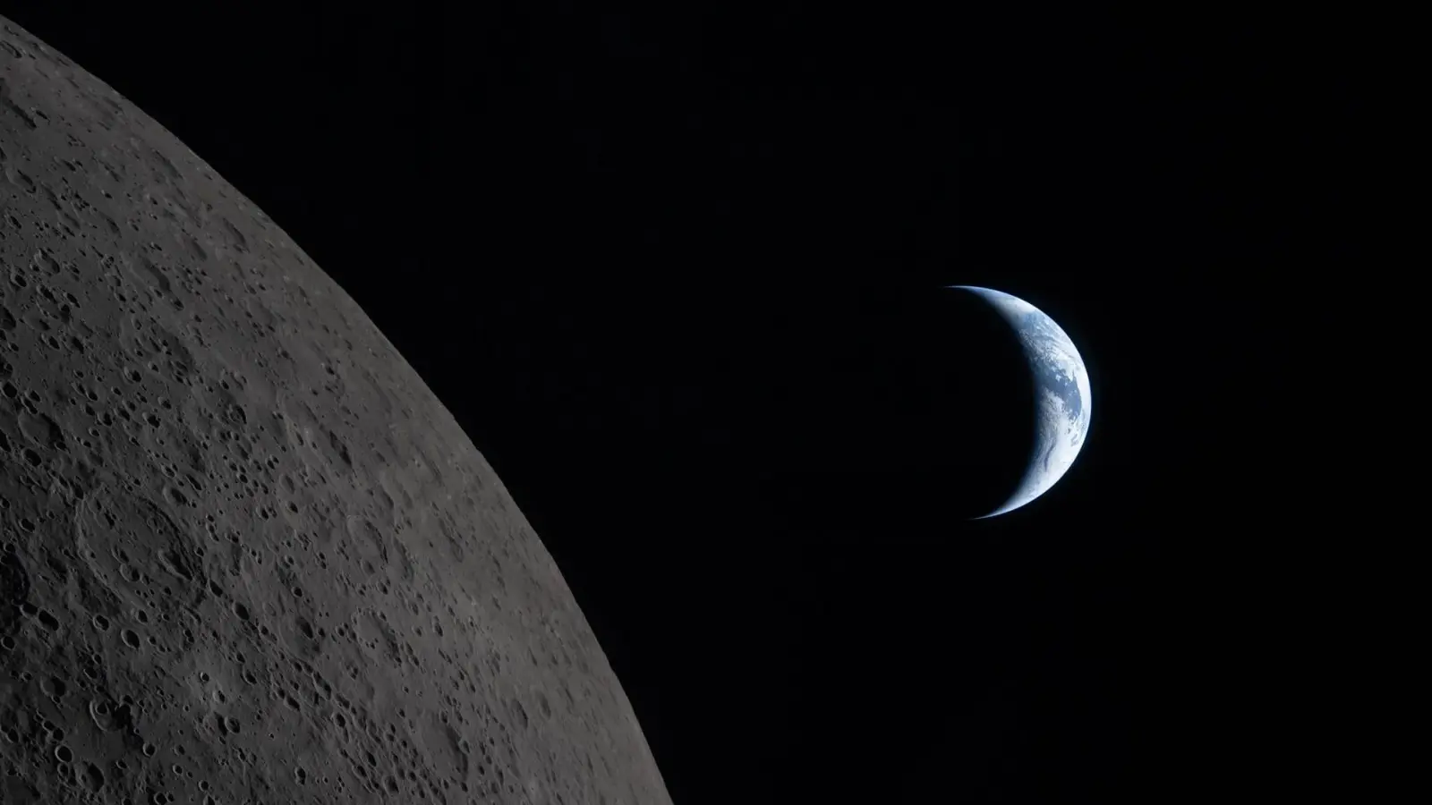 NASA Captures Rare Earthset And Solar Eclipse From Moon Fly-By