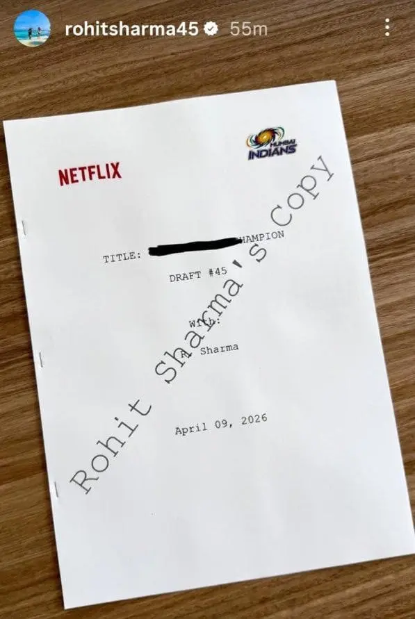 Rohit Sparks Netflix Buzz With Cryptic Social Media Post