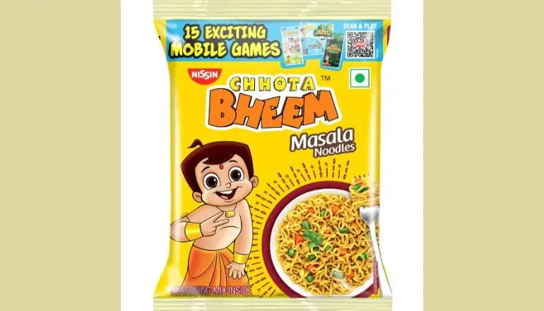 Chhota Bheem Masala Noodles Launch In India Through Green Gold And Indo Nissin Partnership