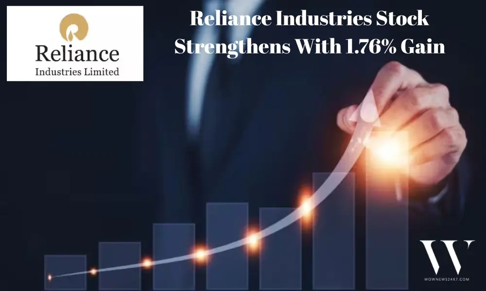 Reliance Industries Shares Rise 1.76% By Midday, Boosting Market Sentiment