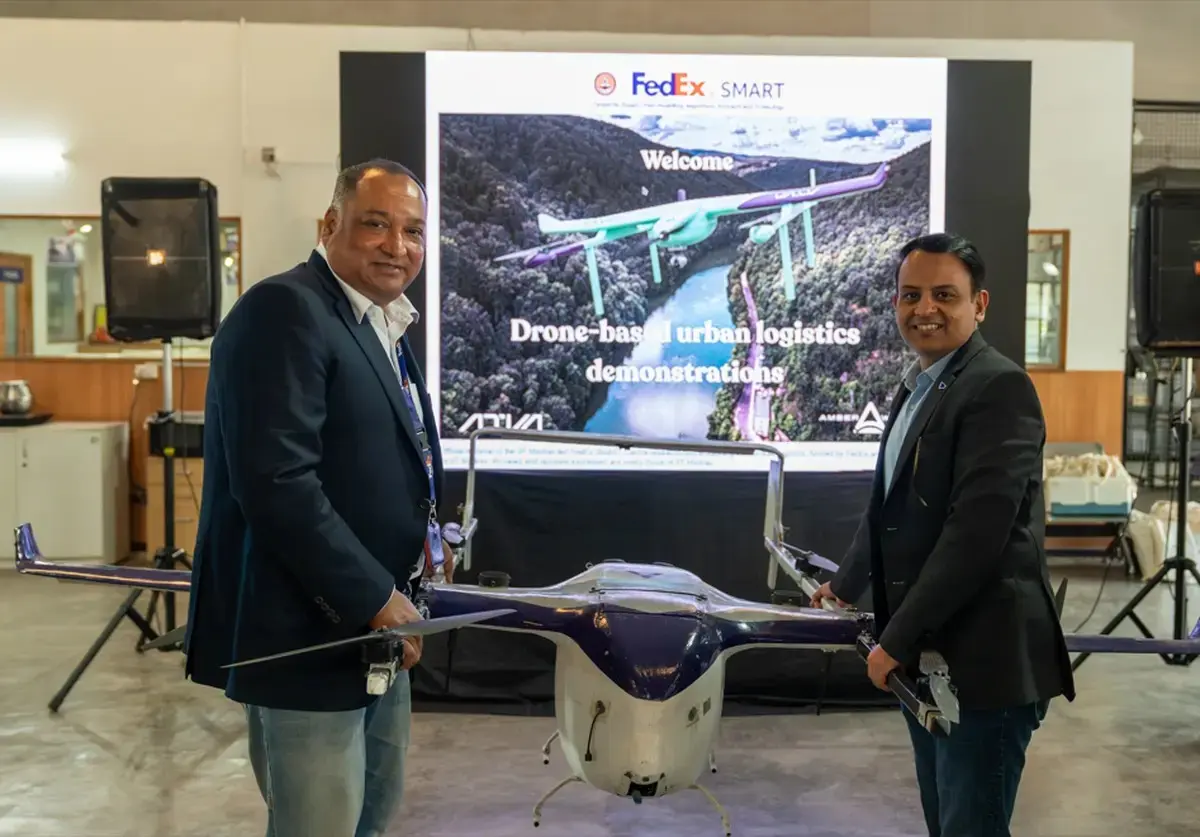 FedEx And IIT-Madras Launch India's First Intra-City Drone Delivery Trials In Bengaluru