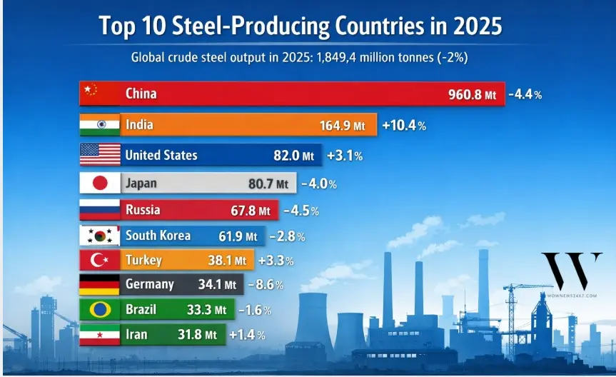 From Decline To Expansion: India’s Steel Industry Shines As Global Output Slows – What’s Driving The Growth?