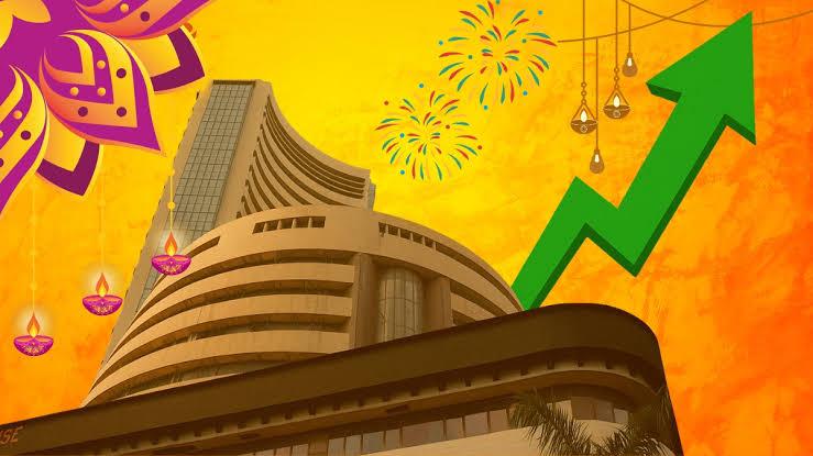 Diwali Sparkle on Dalal Street: Nifty50 Closes Above 25,800, Sensex Gains 411 Points