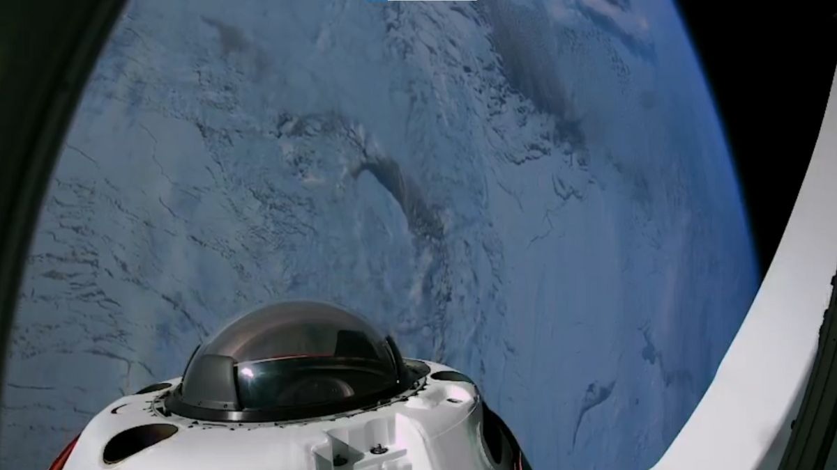 Unveiling Antarctica's Pristine Beauty: A Historic View from Polar Orbit