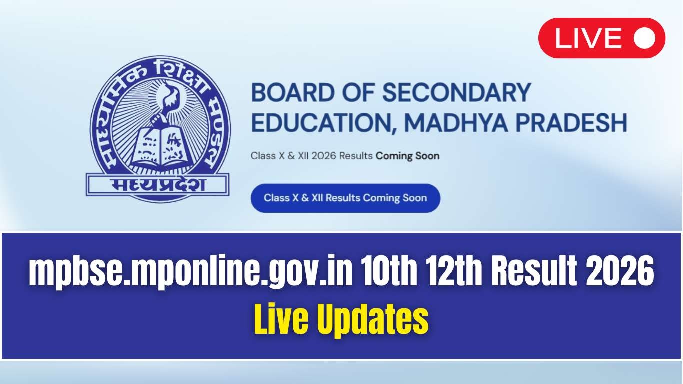 Madhya Pradesh Board To Release Class 10 And 12 Results At 11 AM