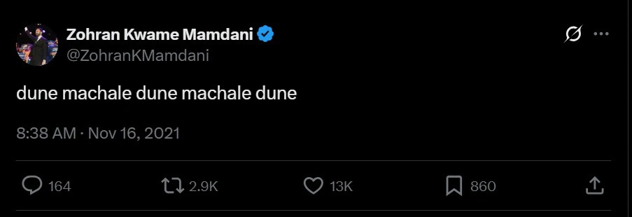 From Tweet to Triumph: How “Dune Machale” Became Zohran Mamdani’s Victory Anthem