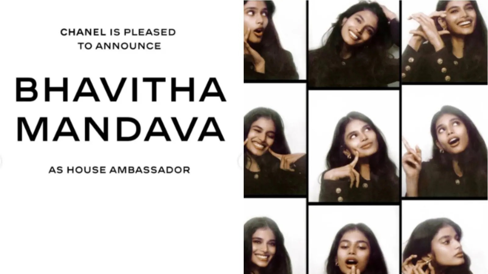 Bhavitha Mandava Becomes First Indian Chanel House Ambassador