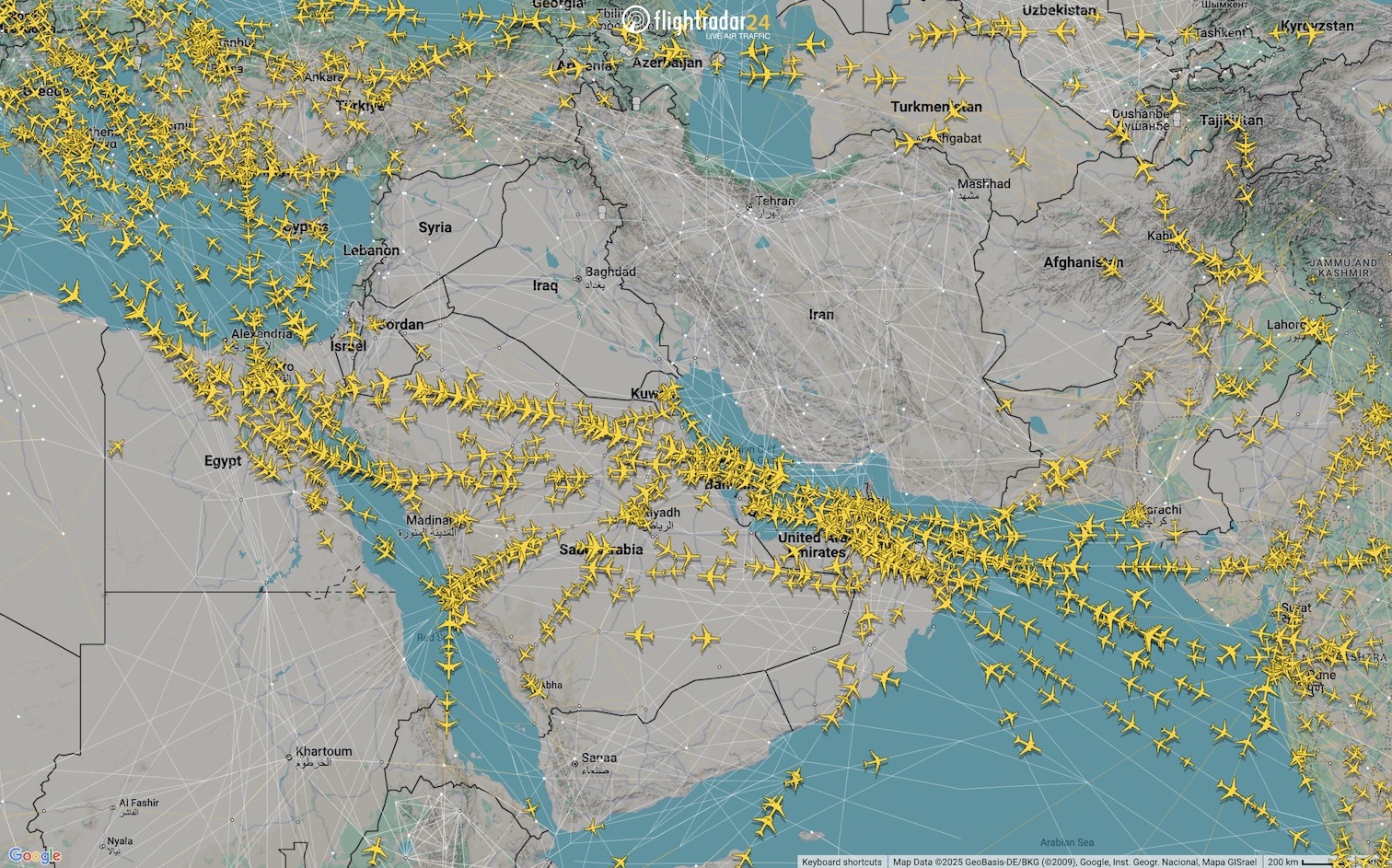 IndiGo Flights Face Diversions Amid Middle East Airspace Restrictions