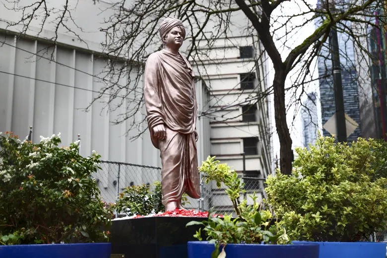 Swami Vivekananda Statue Unveiled At Westlake Square In Seattle