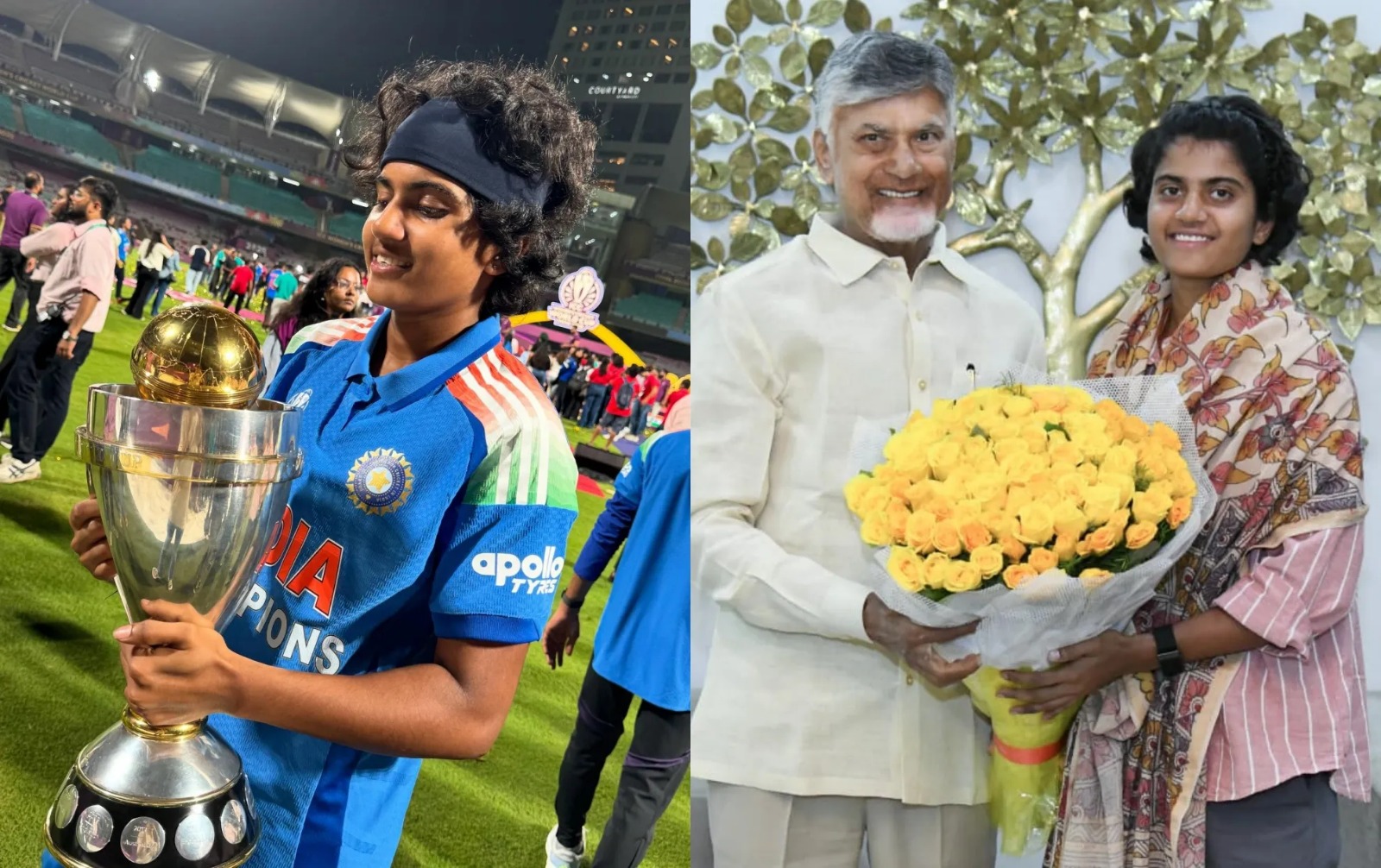 Shree Charani Awarded ₹2.5 Crore Cash Reward for World Cup Heroics