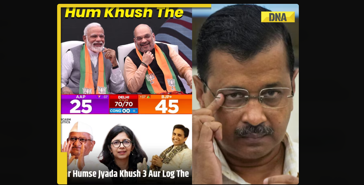 BJP Sweeps Delhi Assembly Polls 2025, Sparks Meme Frenzy on Social Media