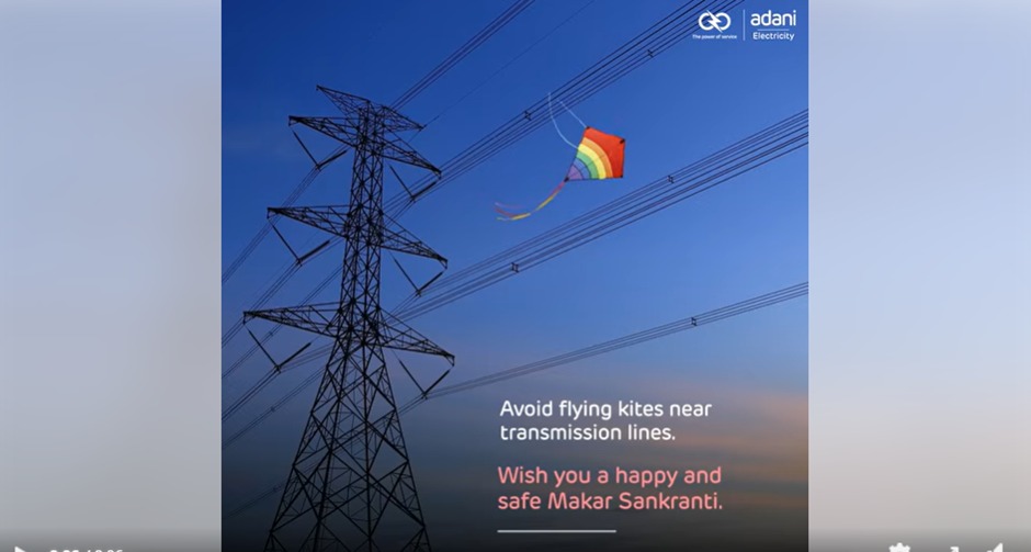 Stay Safe While Soaring: Adani Electricity Warns Kite Flyers to Avoid Power Lines This Makar Sankranti