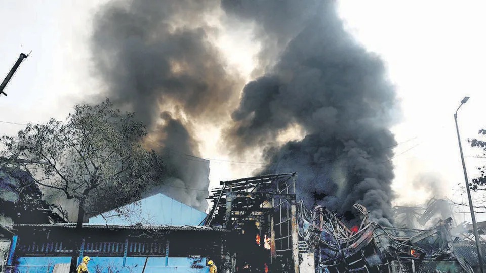 Navi Mumbai Chemical Unit Fire Spreads To Four Factories, No Injuries Reported