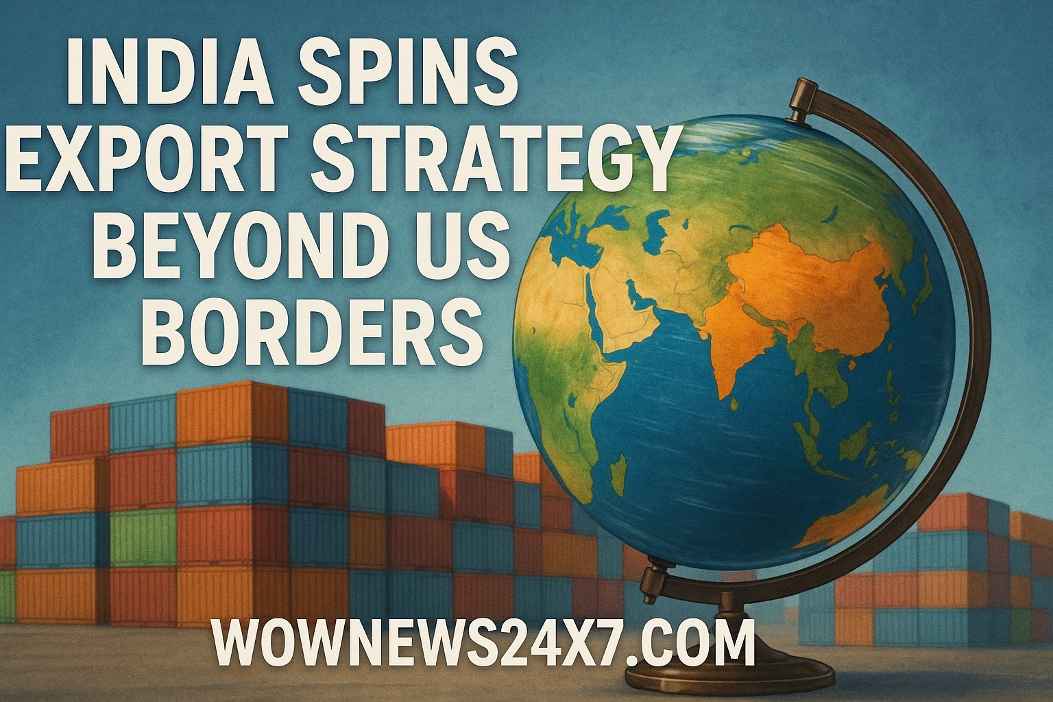 India Charts Bold Export Revival Amid US Tariff Shock: Diversification Drive Targets 40+ Nations