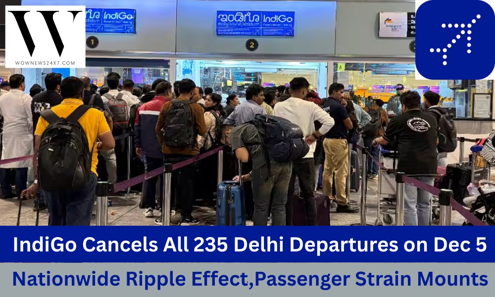 IndiGo’s Delhi Wipeout—All Departures Cancelled, 235 Flights Affected