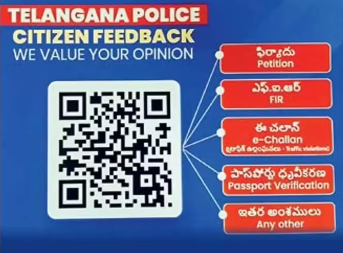 Hyderabad Sets New Benchmark: Launches India’s First QR Code Feedback System to Revolutionize Public Service