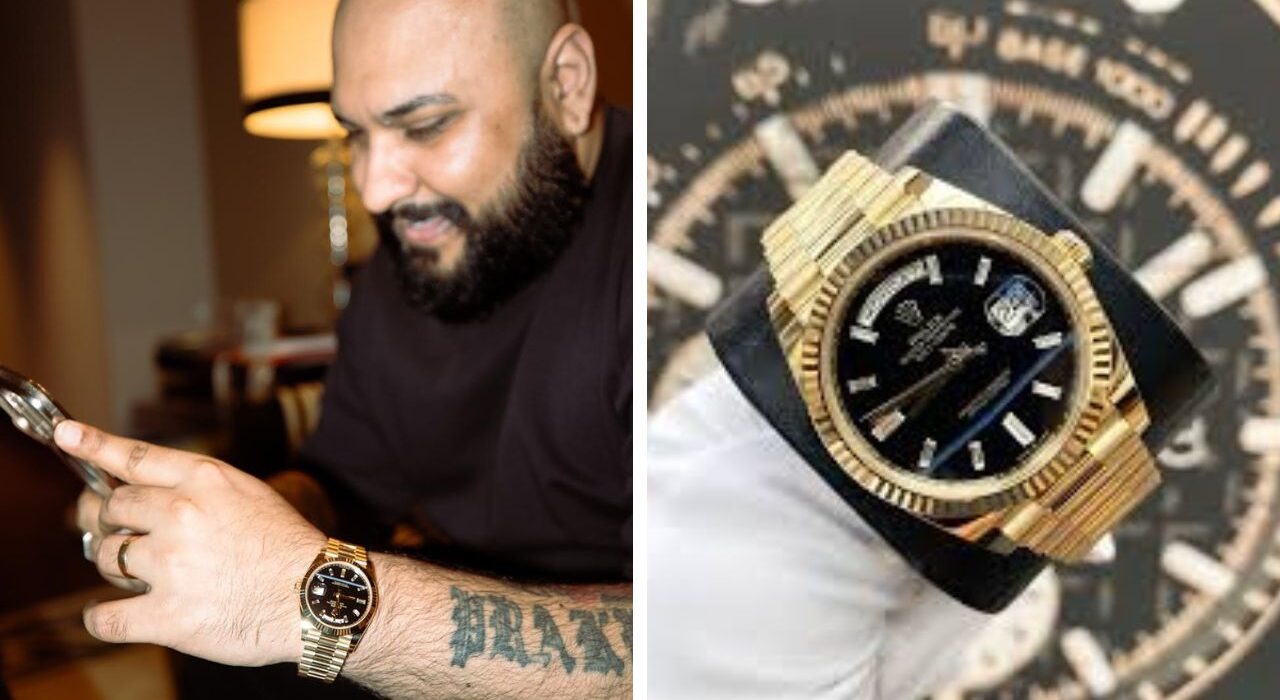 B Praak Indulges in Opulence with a Stunning ₹50 Lakh Rolex Day-Date