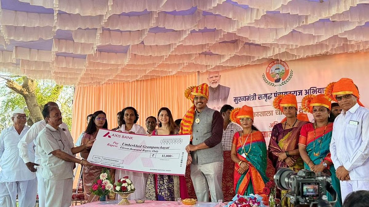 Sonalee Kulkarni Champions Grassroots Progress: Actress Tours Nashik Villages to Boost Rural Development