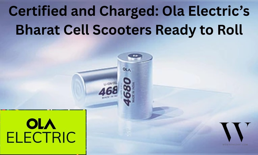 Electrifying Move: Ola’s Bharat Cell Battery Receives Prestigious ARAI Approval