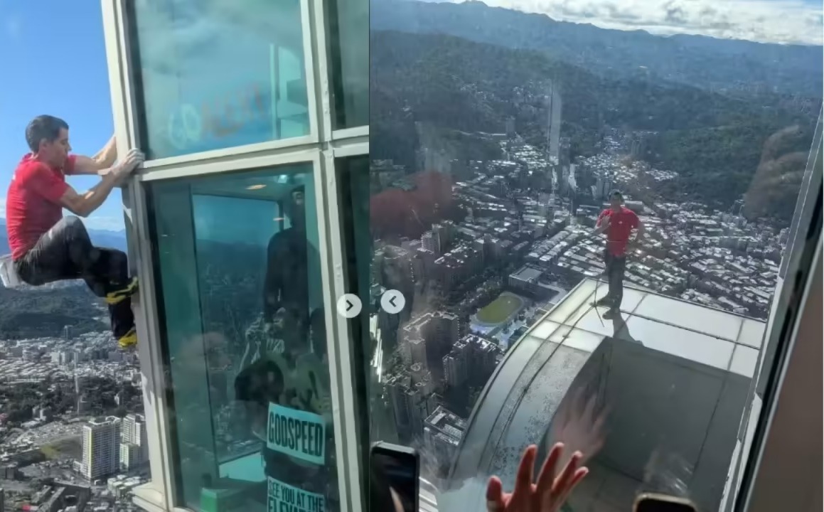 Sundar Pichai Shares Stunning Photos Of Alex Honnold’s Daring Taipei 101 Climb
