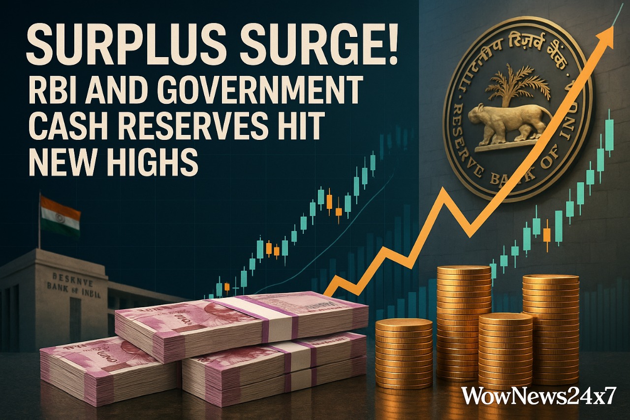 Surplus Surge! RBI and Government Cash Reserves Hit New Highs