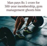 Eternal Membership, Eternal Wait: Gym Vanishes After Crore Payment