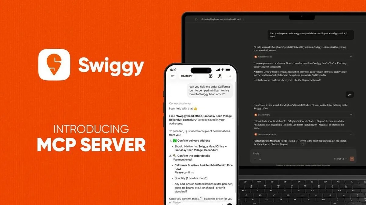 Swiggy Integrates with ChatGPT and Claude for Seamless Food & Grocery Orders