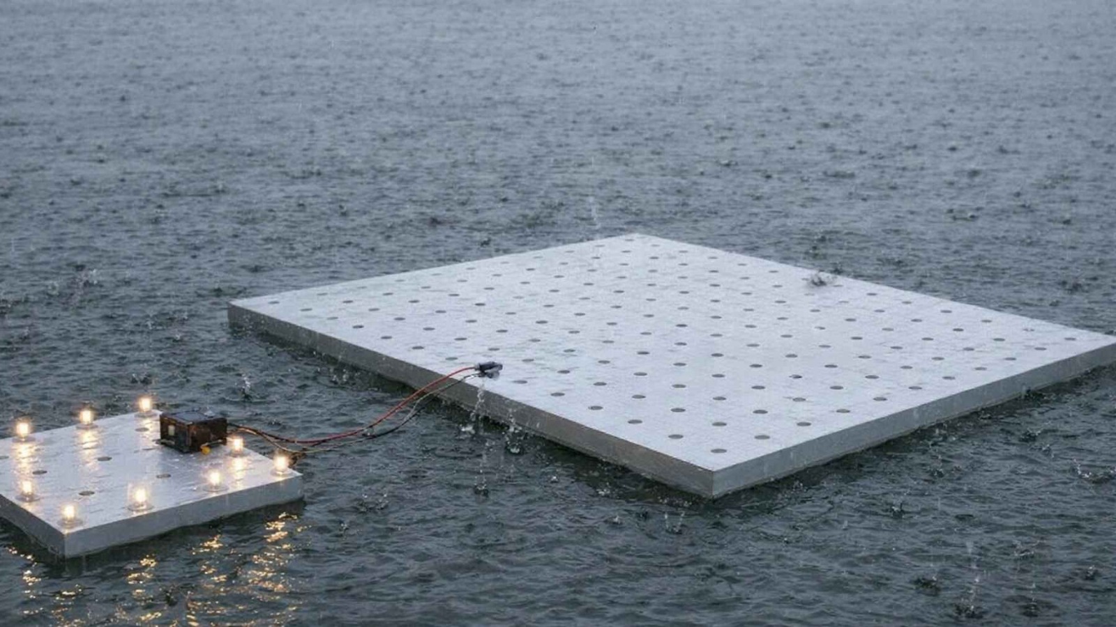 Chinese Scientists Convert Raindrop Impact Into Electricity With Floating Generator