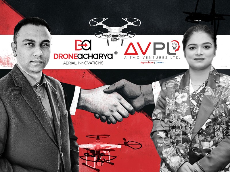 DroneAcharya and AITMC Ventures Forge Historic Merger to Dominate India's Drone Ecosystem