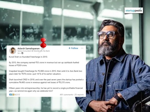 The Billion-Rupee Enigma: Why Kunal Shah Wins Without Profits