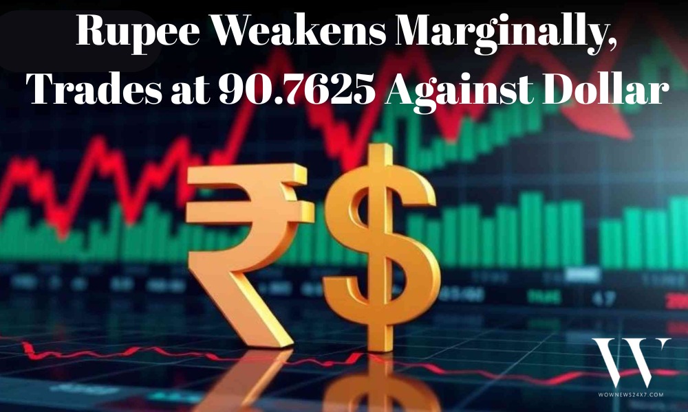 Rupee Movement: INR Weakens Marginally, Closing Gap with Dollar at 90.7625