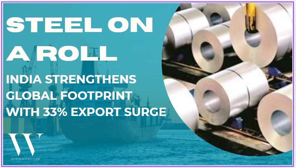 India Emerges Stronger in Global Steel Trade with 4.8 Million Tons Exported