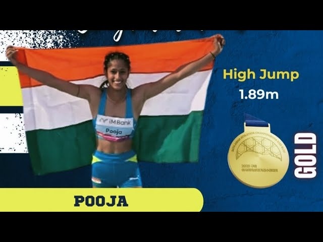 Pooja Singh’s Golden Leap: Haryana’s Rising Star Shines at Asian Athletics Championships 2025