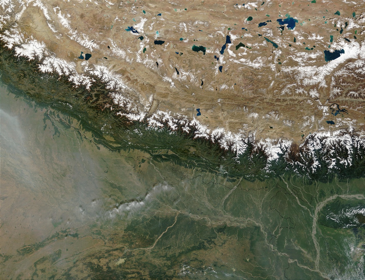 Himalayas Captured From Space In Stunning Detail
