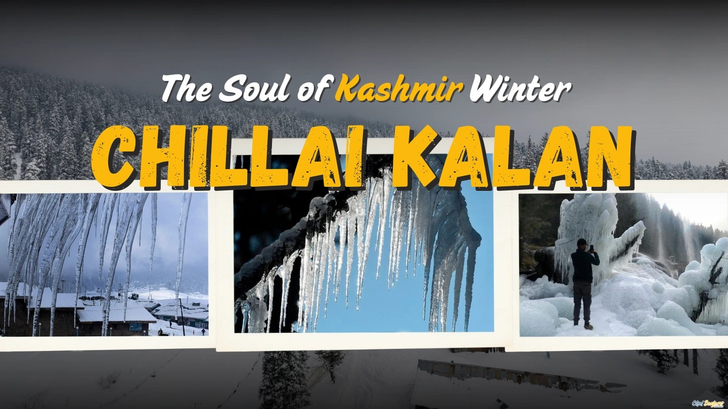 Kashmir Embraces the Chill: Chillai-Kalan Brings Snow and Rain to Higher Reaches