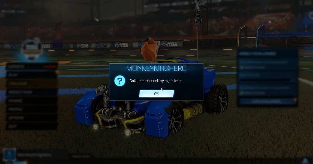 Stuck on ‘Call Limit Reached’ in Rocket League? Quick Fixes Inside!