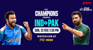PVR INOX to Screen ICC Champions Trophy 2025 Matches Live