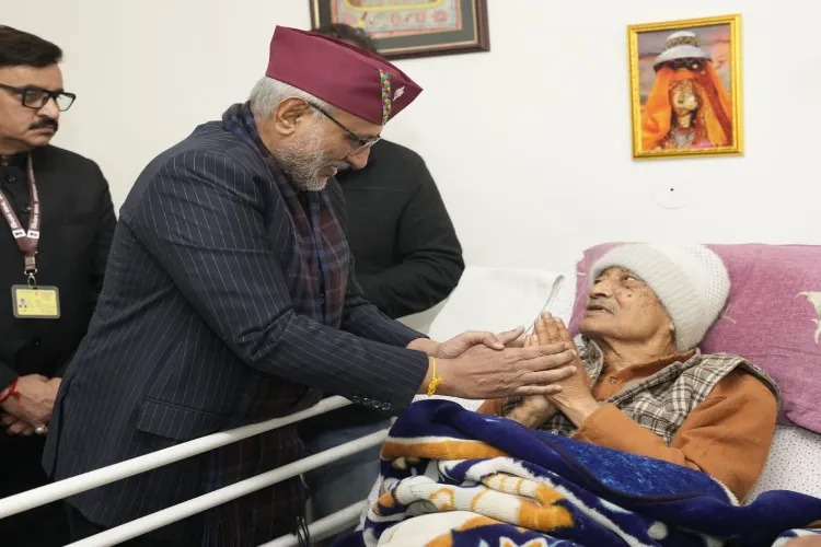 Vice President Radhakrishnan Meets Former Uttarakhand CM Khanduri In Dehradun