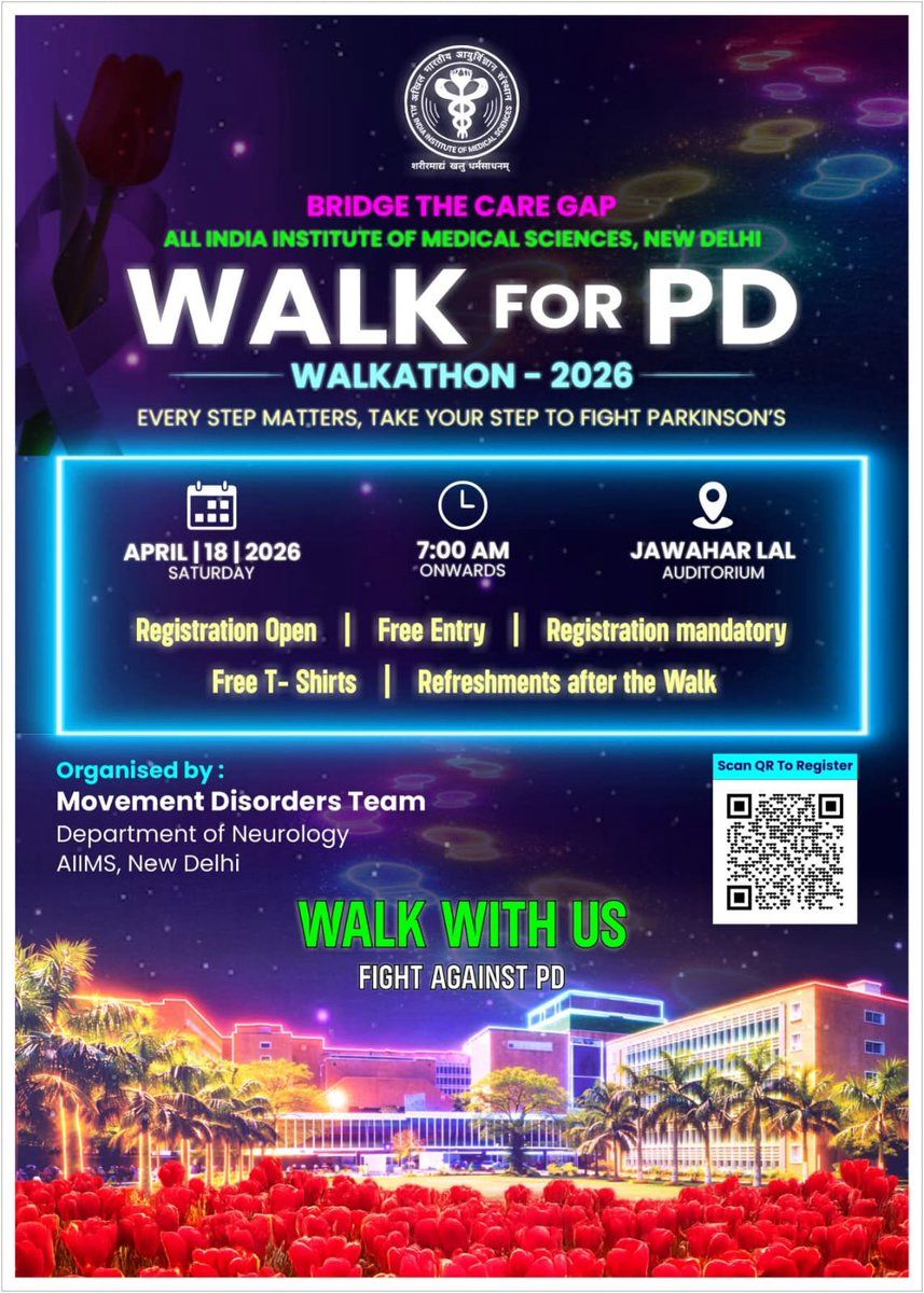 Walk For Awareness: AIIMS Delhi Hosts Parkinson’s Walkathon To Bridge Care Gap