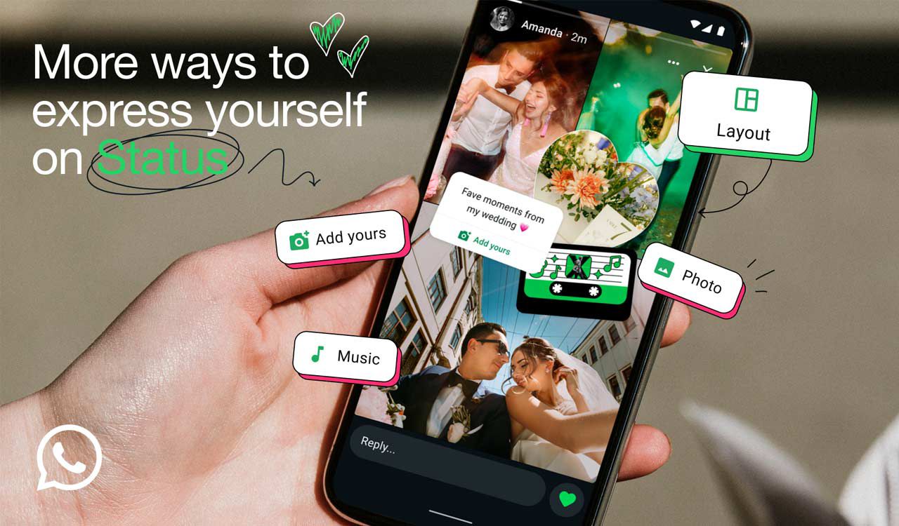 Sticker It to Boring Statuses: WhatsApp Adds Layouts & Tunes for Interactive Vibes