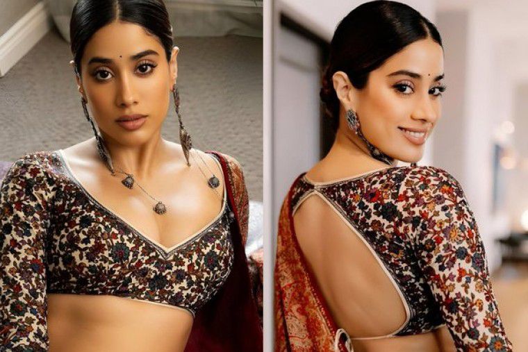 Cousins in Couture: Janhvi Kapoor Stuns in Rhea Kapoor’s Red-Carpet Creation