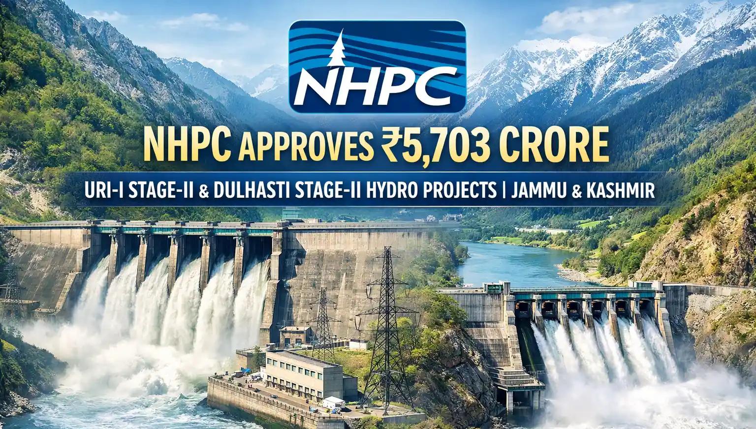 NHPC Powers Ahead With Uri-II And Dulhasti-II, Strengthening India’s Green Energy Mission