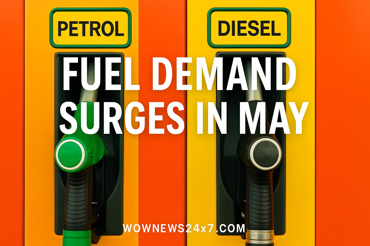 Fuel Demand Surges in May: Petrol Sales Jump 9.2% YoY, Diesel Up 2.2%