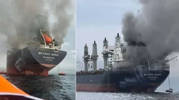 Maritime Incident Raises Concerns As Vessel Linked To Gujarat Trade Routes Comes Under Fire